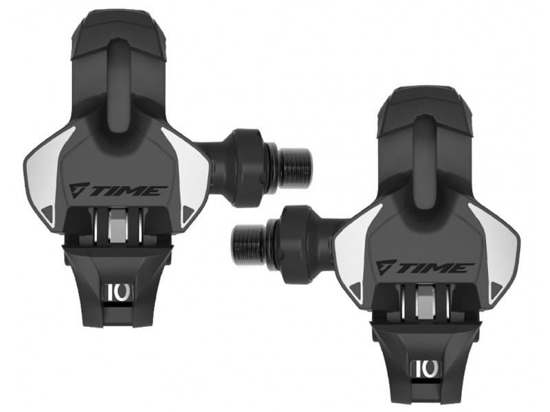 Педали контактные TIME XPro 10 road pedal, including ICLIC free cleats, Black/Grey