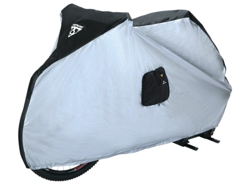 Чехол для велос МТБ 27.5-29" Topeak Bike Cover нейлон UV-защита черный/серебряный
