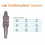 Термоштаны ICEBREAKER 250 Vertex Leggings Alpine Geo WOMEN BLACK/SNOW/J 