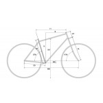Велосипед MERIDA NINTY-SIX RC 5000,ANTHRACITE(BK/SILVER)