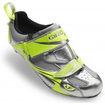 Велосипедні туфлі триатлон жін Giro Facet Tri W срібл/яскр.жовт 