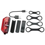 Фара задня диод Topeak RedLite Aero USB 1W 55люм 3 диоды 4 функции черный