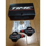 Педали контактные TIME ATAC XC 12 XC/CX pedal, including ATAC cleats, Black/Red