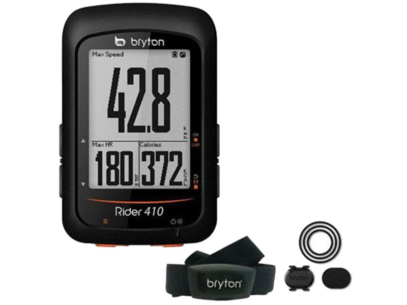 Велокомпьютер Bryton Rider 410 T (+ датчик кад/пульса)