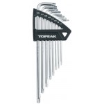 Ключ звезд набор Topeak Torx Set T7/T9/T10/T15/T20/T25/T27/T30 Г-обр сталь CroV
