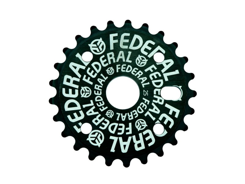 Зірка Federal Logo Solid ( БЕЗ захисту Impact) - чорна 