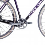 Велосипед CYCLONE 700c-CGX-carbon ЧОРНО/ФІОЛЕТОВИЙ