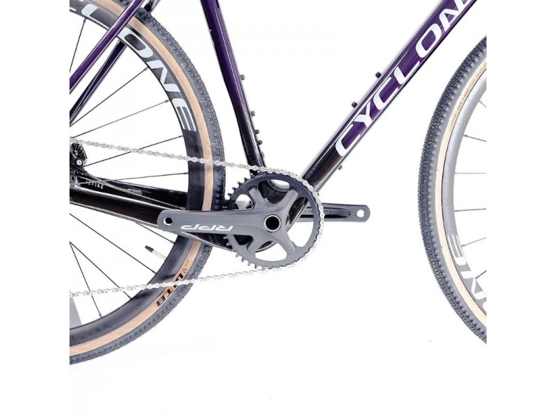 Велосипед CYCLONE 700c-CGX-carbon ЧЕРНО/ФИОЛЕТОВЫЙ