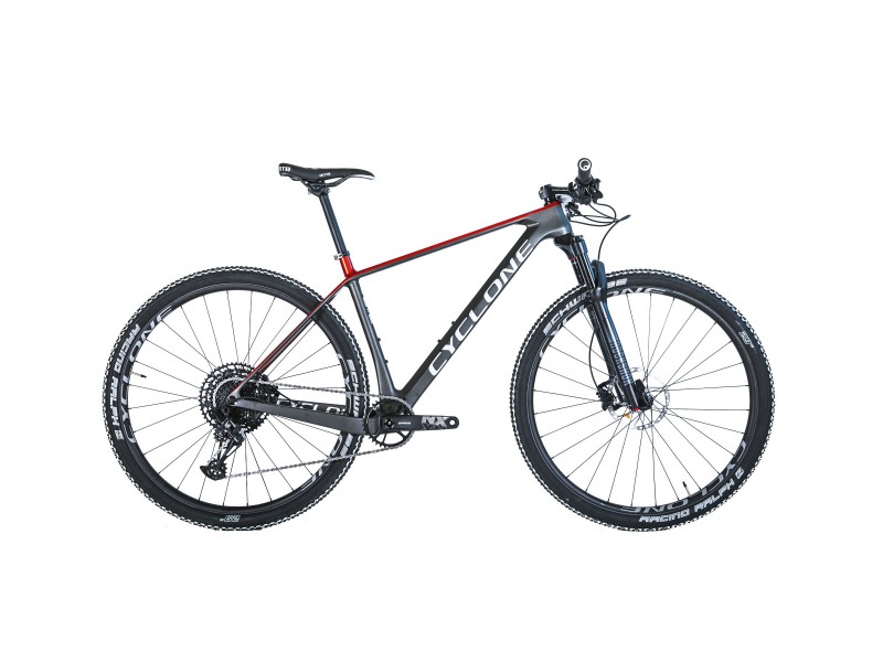 Велосипед 29" Cyclone PRO 1 carbon 15” Сір/Червоний