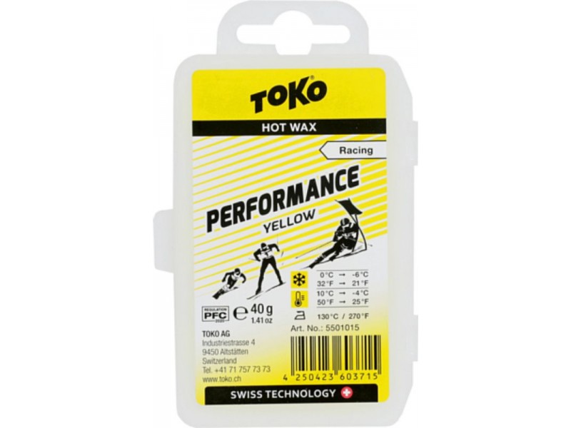 Парафин TOKO Performance yellow 
