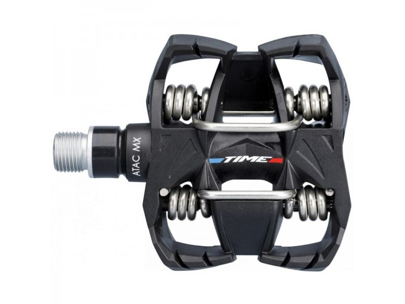 Педали контактные TIME ATAC MX 6 Enduro pedal, including ATAC cleats, French Edition Grey