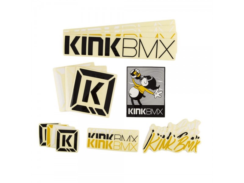 Набір наклейок KINK BMX асорті