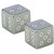 Ковпачки на вентиль шини Fouriers US001 Cube/Кубик Schrader алю 18.7г/пара сір