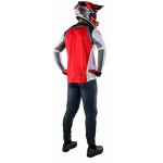 Джерсі TLD Sprint Jersey Fractura [Charcoal Glo Red] 