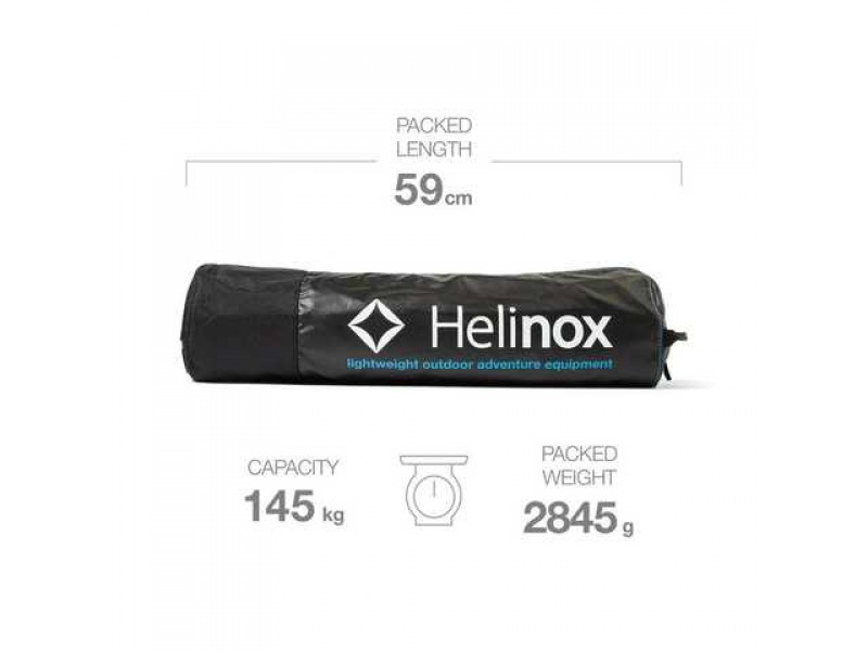 Раскладушка Helinox High Cot One - Black 