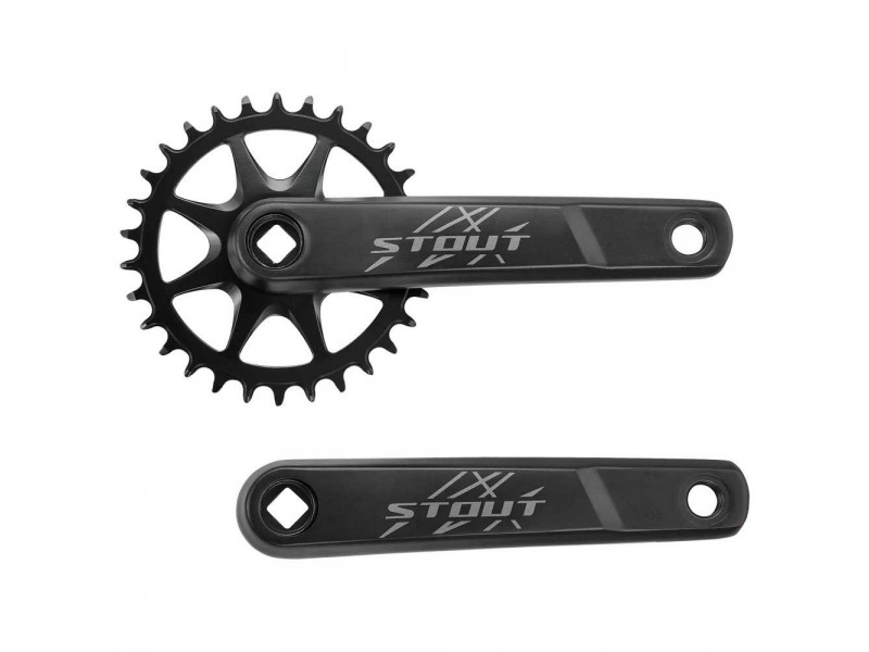Шатуны Specialized  CRK STOUT, 170MM, L+R ARMS, ALLOY, SQUARE-TAPER, 30T RIVETED RING, 1X10 SPD, BLACK (S201600009)