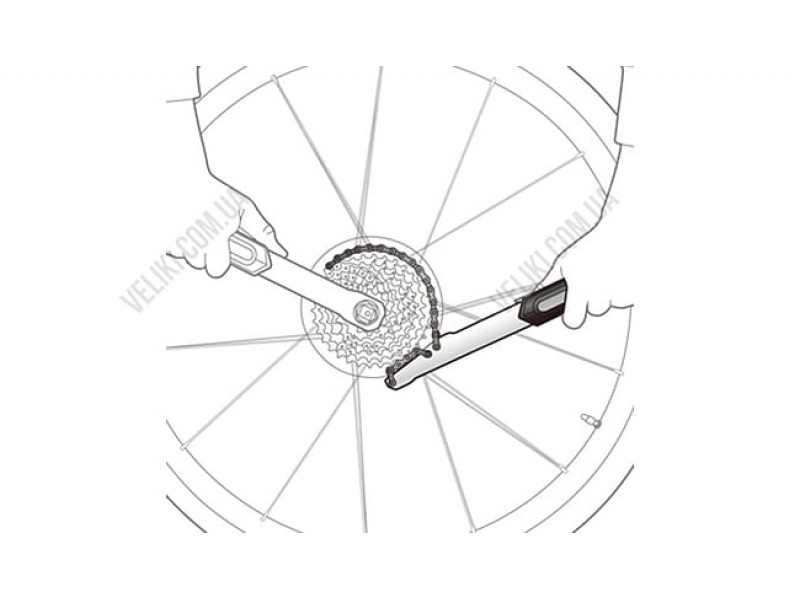 Ключ хлист для касети Topeak Chain Whip/Sprocket Remover, сталь