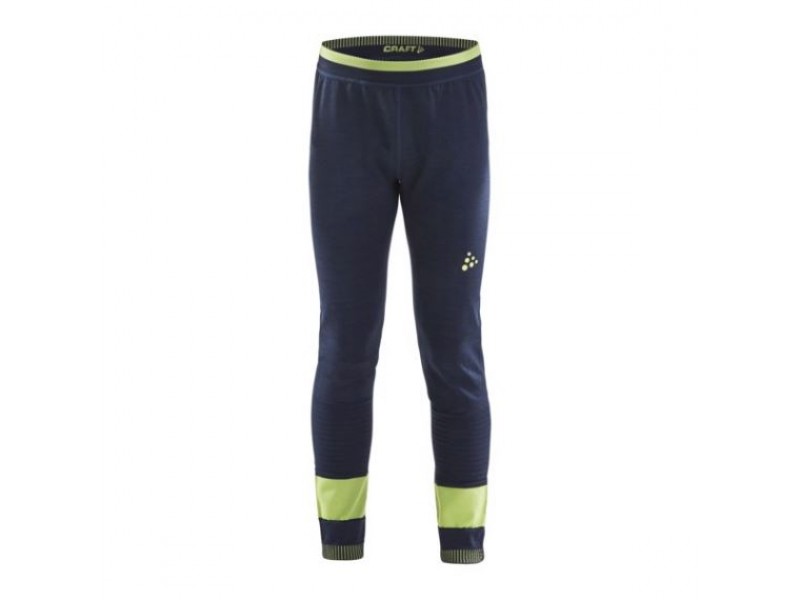 Термоштаны Craft Fuseknit Comfort Pants Junior blue|green 
