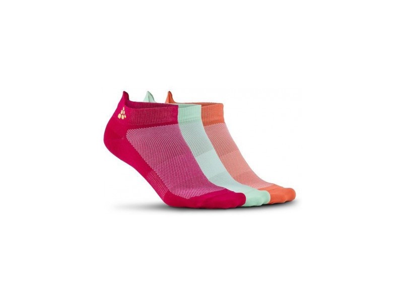Шкарпетки Craft Greatness Shaftless 3-Pack Sock red|green|orange 46-48