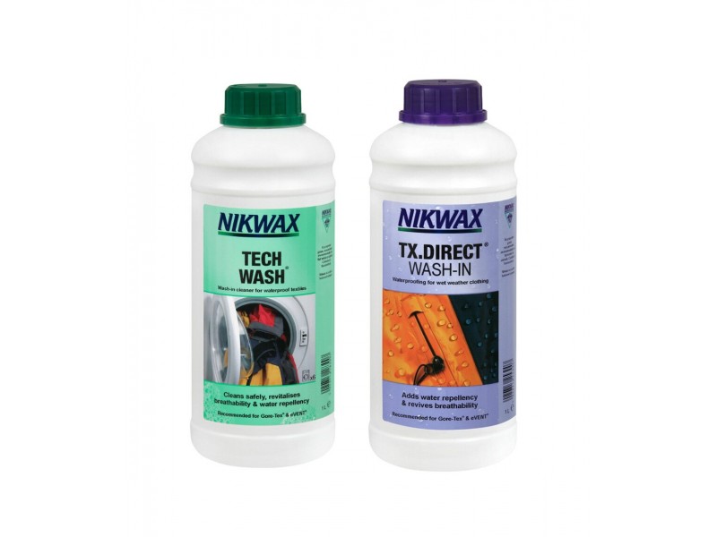 Набір Nikwax Twin Pack (Tech Wash 1L + TX Direct 1L) (Nikwax)
