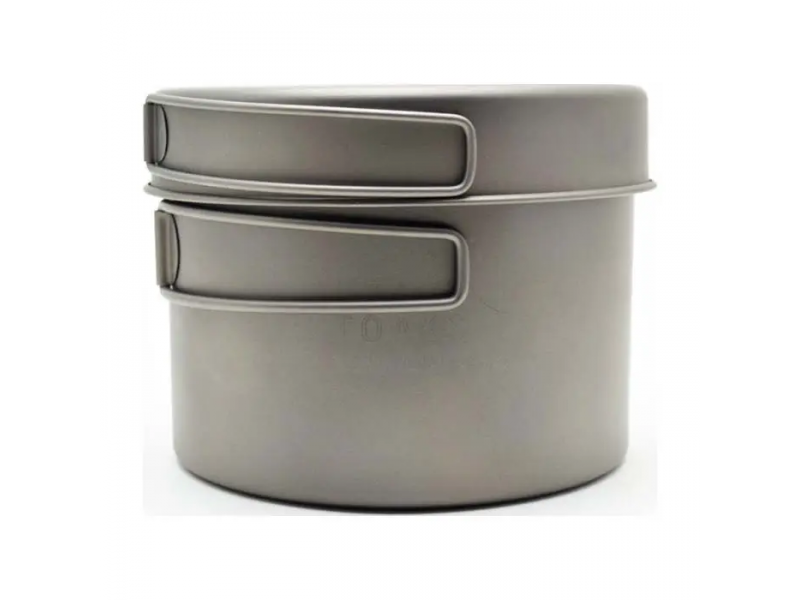 Каструля + сковорода Toaks Titanium 1300ml Pot with Pan