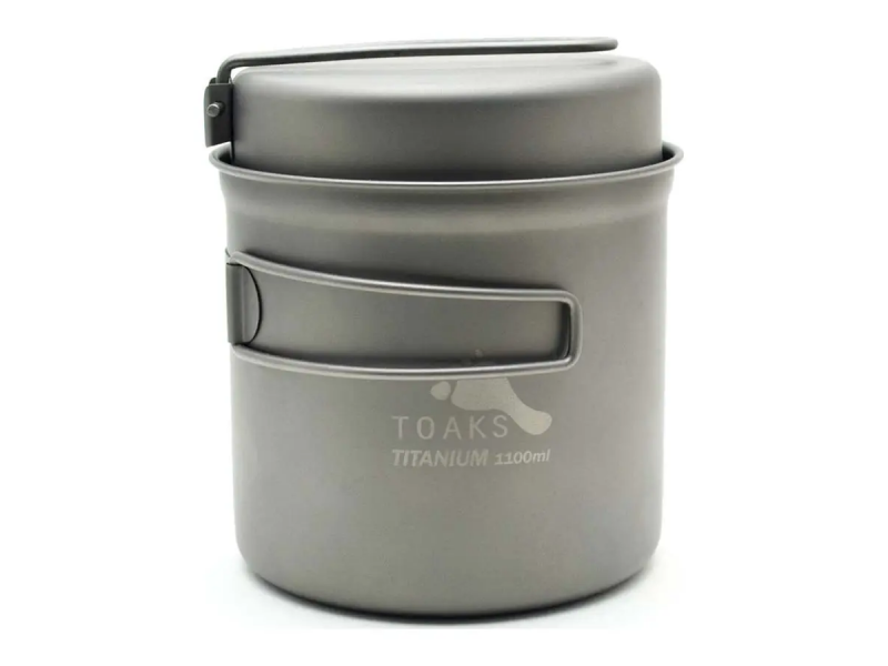 Каструля + сковорода Toaks Titanium 1100ml Pot with Pan