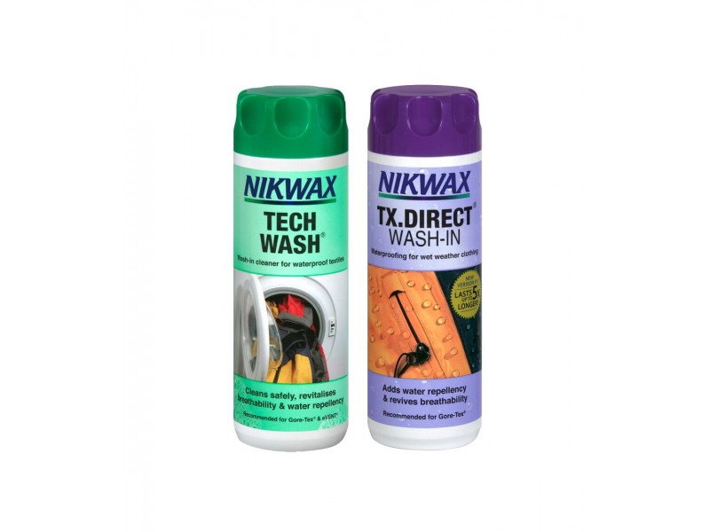 Набор Nikwax Twin Pack (Tech Wash 300ml + TX Direct 300ml)