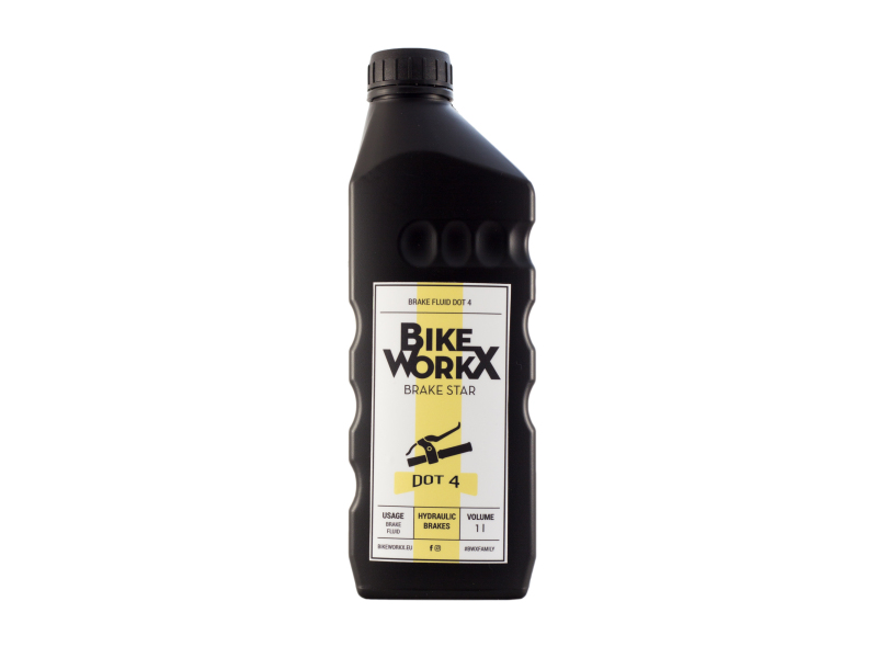 Тормозная жидкость BikeWorkX Brake Star DOT 4 1л.