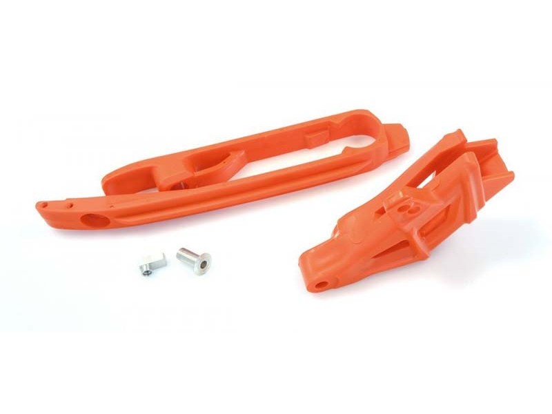Ремонтный комплект Polisport Chain guide + swingarm slider - KTM/Husqvarna [Orange]