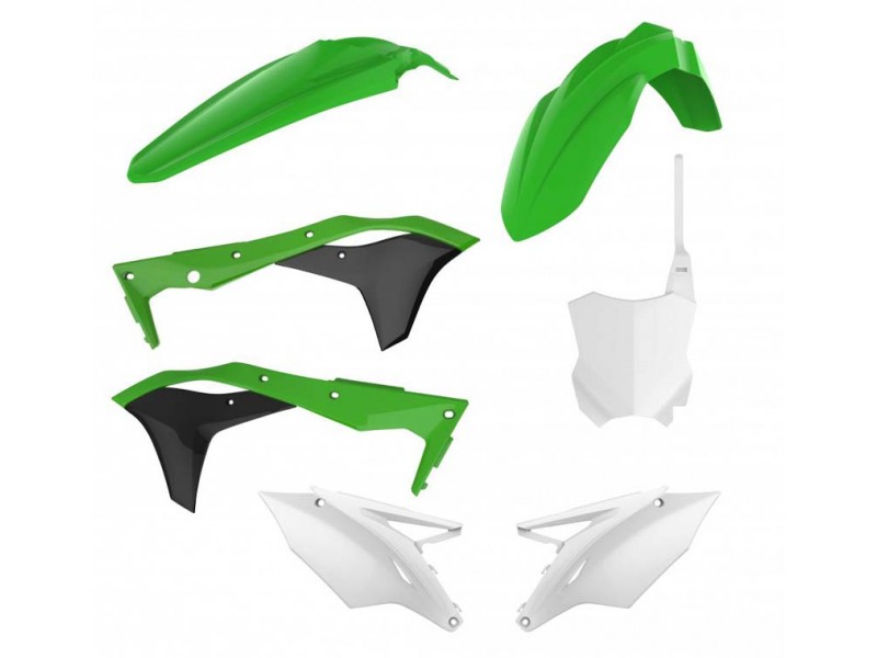 Пластик Polisport MX kit - Kawasaki [Green]