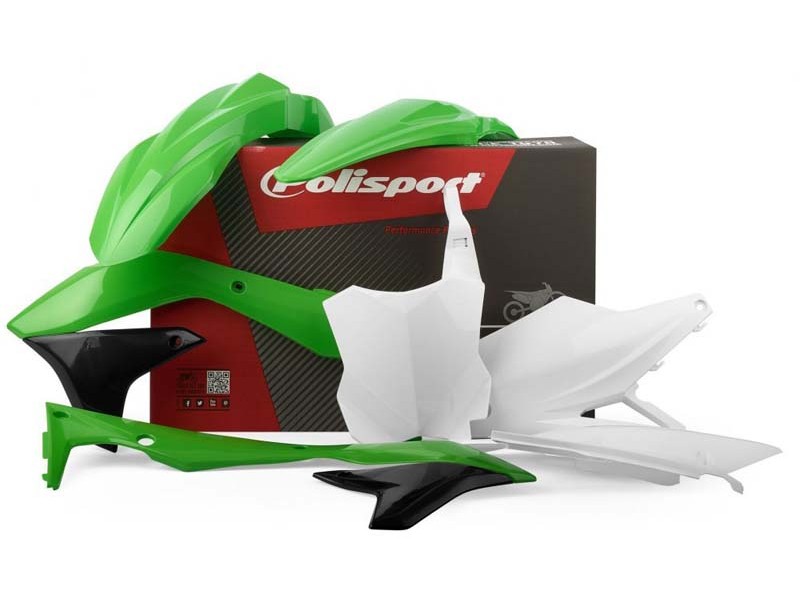 Пластик Polisport MX kit - Kawasaki [Green]