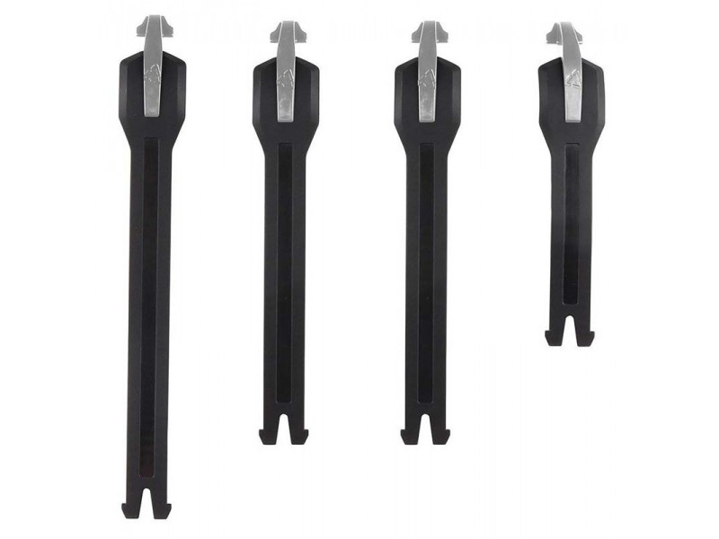 Сменные стяжки (застежки) на мотоботы LEATT Strap kit GPX 5.5 FlexLock [Black], No Size