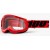 Детские мото очки 100% STRATA II Youth Goggle Red - Clear Lens, Clear Lens
