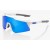 Велосипедні окуляри Ride 100% SpeedCraft XS - Matte White - Blue Multilayer Mirror Lens, Mirror Lens