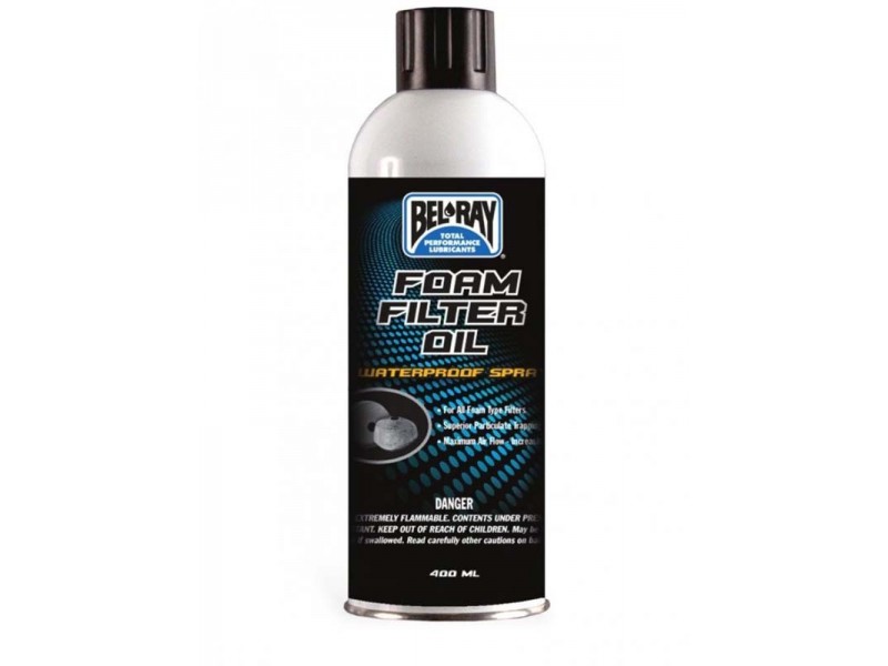 Пропитка воздушного фильтра Bel-Ray Foam Filter Oil Spray [400мл], Aerosol