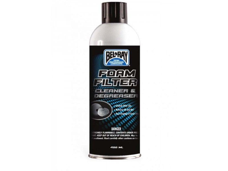 Очищувач повітряного фільтра Bel-Ray Foam Filter Cleaner & Degreaser [400мл], Aerosol