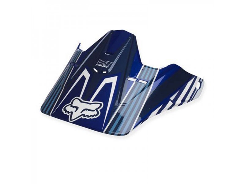 Козырек для мото шлема FOX V1 Race [Blue], One Size