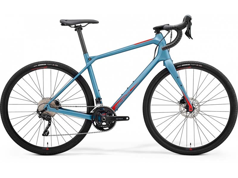 Велосипед MERIDA SILEX 4000 MATT STEEL BLUE(GLOSSY RED) 