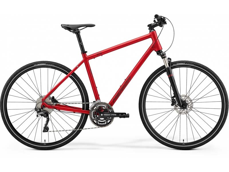 Велосипед MERIDA CROSSWAY 500 MATT BURGUNDY RED(DARK RED) 2022 год