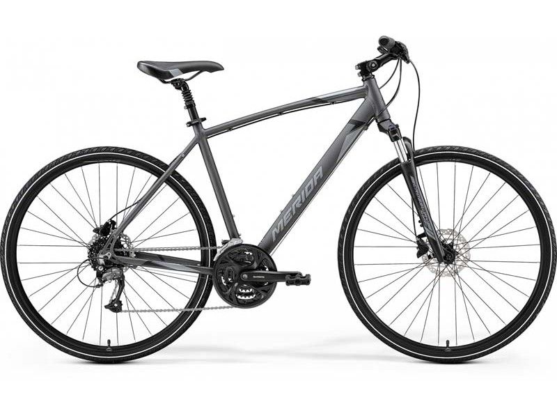Велосипед MERIDA CROSSWAY 40 SILK ANTHRACITE(GREY/BLACK) 2022 год