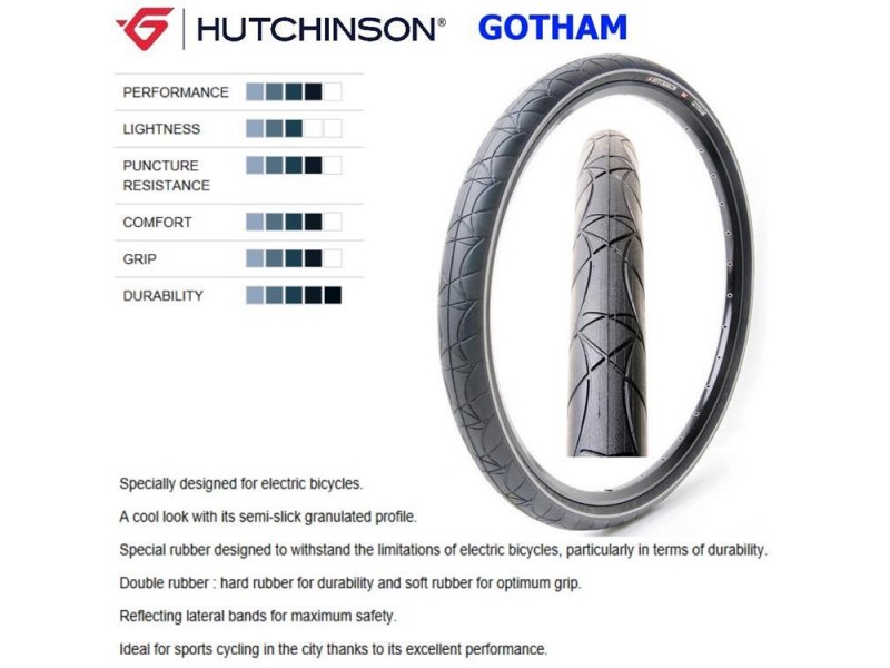 Покрышка Hutchinson GOTHAM 700С TT WB 