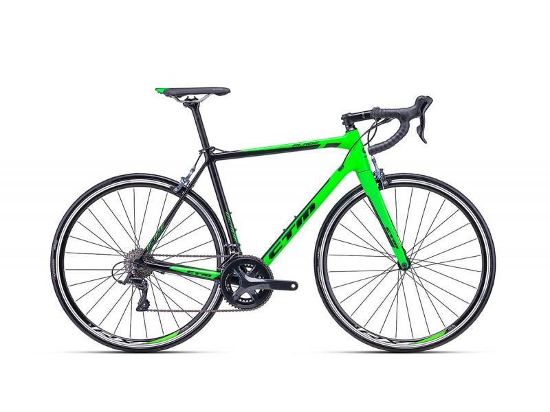 Велосипед CTM Blade 1.0 (matt black/reflex green) 2018 года