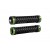Грипсы ODI Vans® Lock-On Grips, Black w/ Green Clamps (черные с зелеными замками)