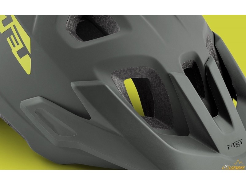 Вело шлем MET Echo Lime Green, M/L 57-60