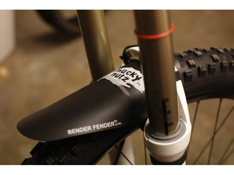 Переднее крыло Rock Shox MTB Fork Fender Black with Teal Print