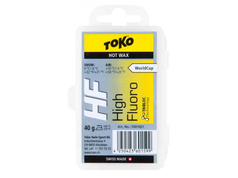 Віск Toko HF Hot Wax yellow 40g