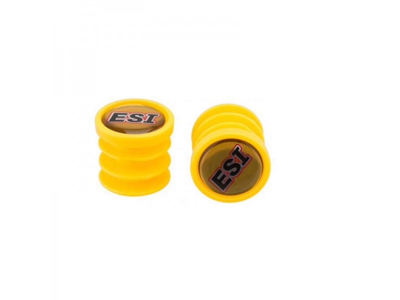 Заглушки руля ESI Bar Plug Yellow, желтые