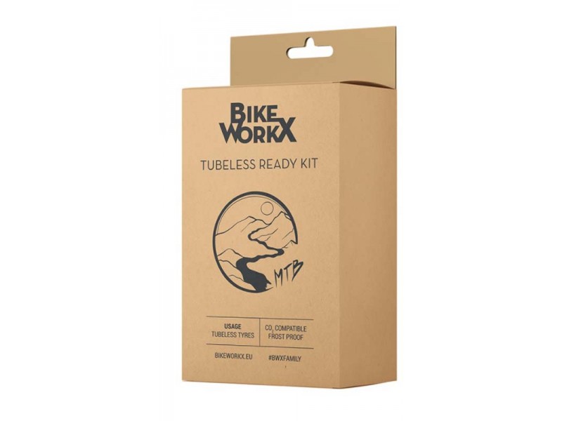 Набор для установки бескамерки BikeWorkX Tubeless Ready Kit