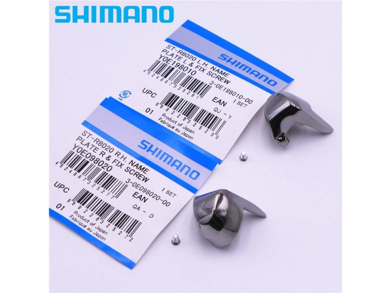 Крышка ручки Shimano ST-R8020 L.H.NAME PLATE & SCREW
