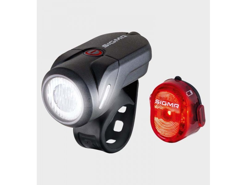 Комплект ліхтарів Sigma Sport Aura 35 USB K-SET